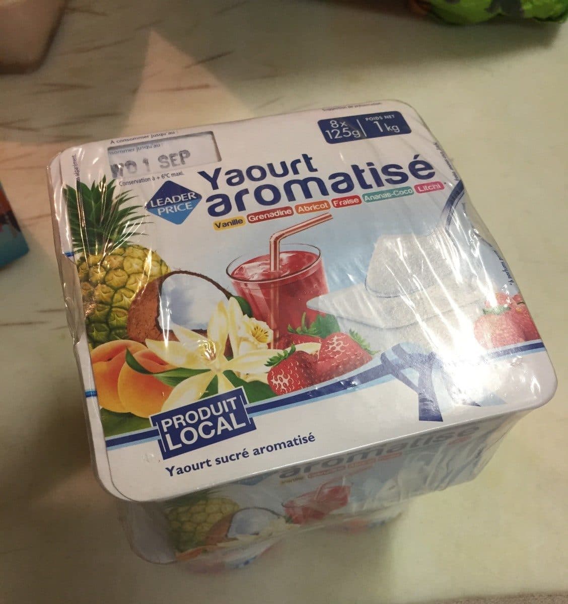 Leader Price Yaourt aromatise packshot