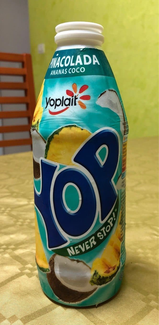 Yoplait Yop Piñacolada packshot