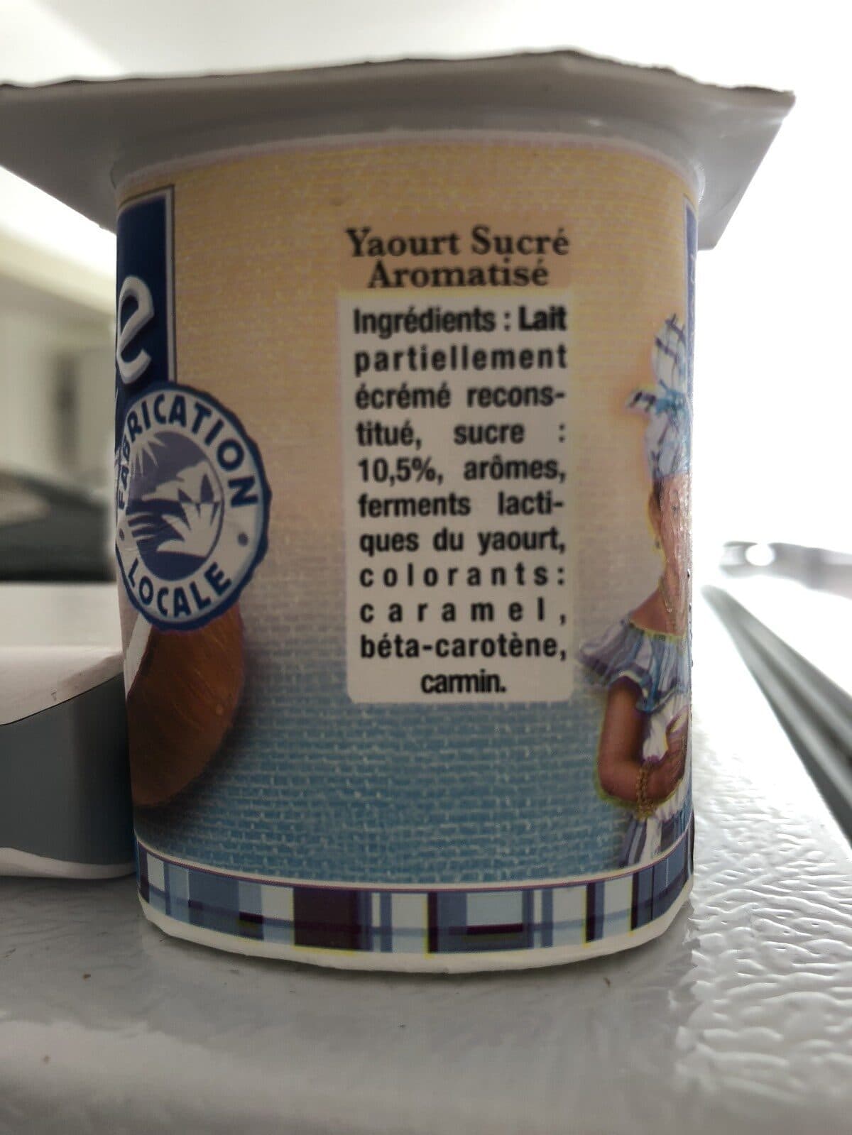 Open Food Facts Yaourt Aromatisé ferme packshot