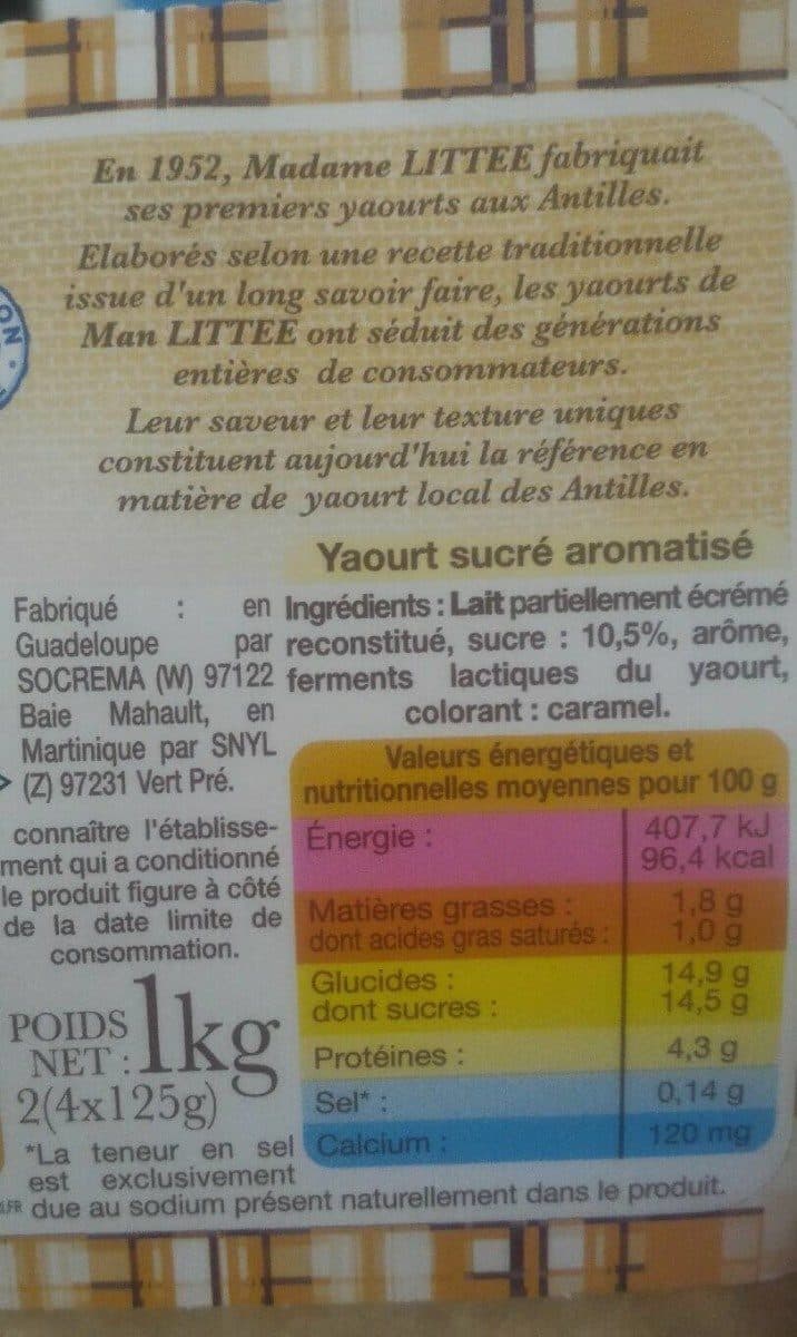 Open Food Facts Yaourt Aromatisé vannille packshot