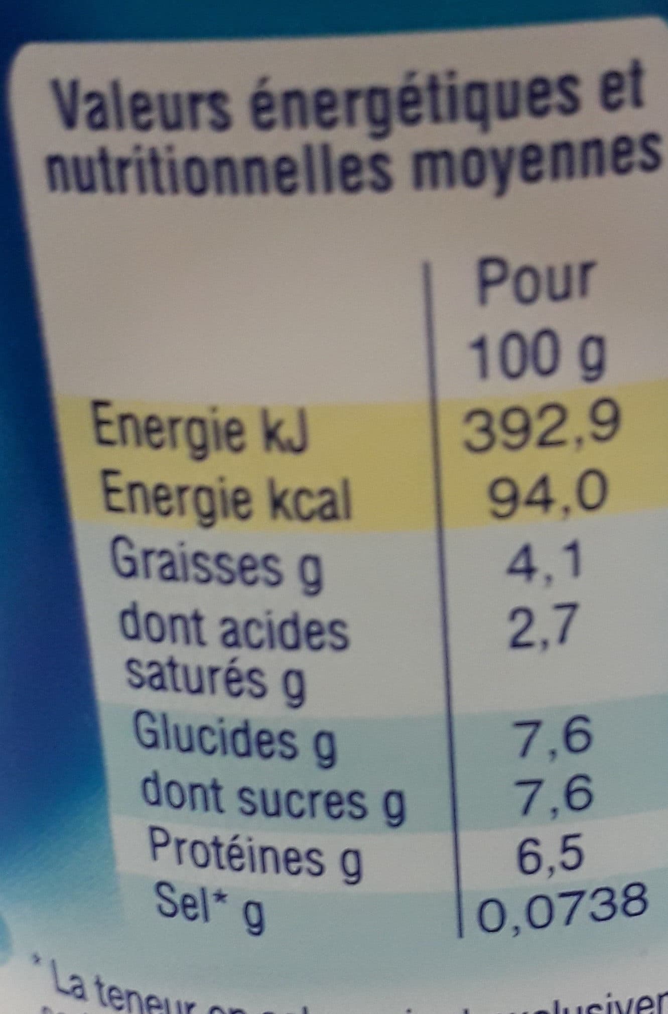 yoplait Caresse nature packshot