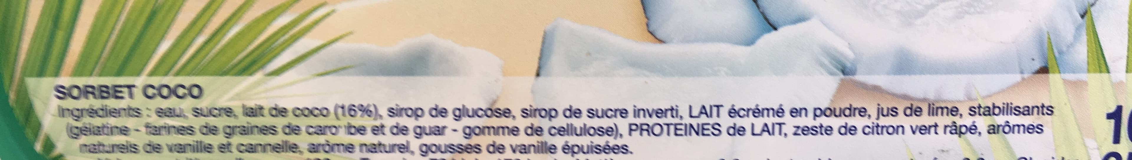 Paradis Glace Sorbé coco packshot