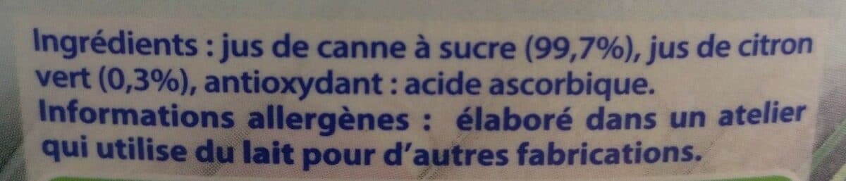Caresse Antillaise Jus de Canne de Martinique packshot