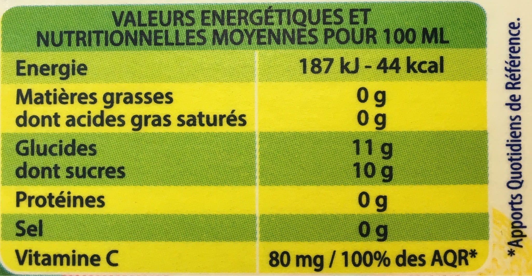 Caresse antillaise Acerola Orange Nectar packshot