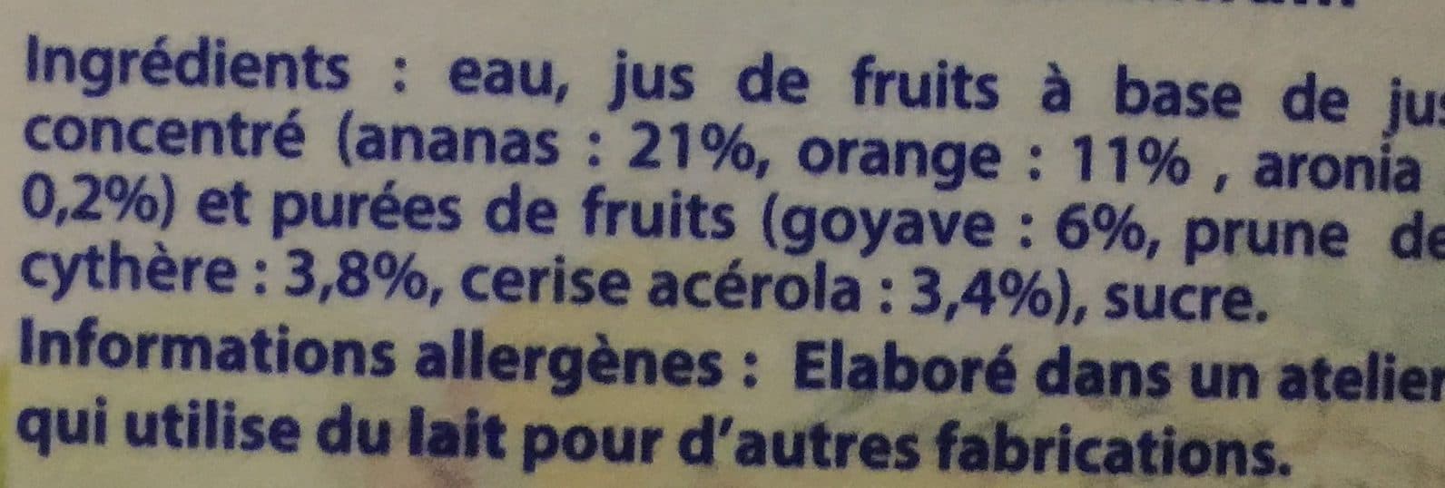 Caresse Antillaise Nectaire Cocktail de Fruits packshot