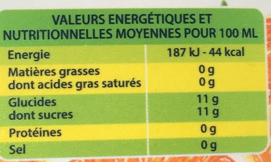 Caresse Antillaise Boisson orange packshot