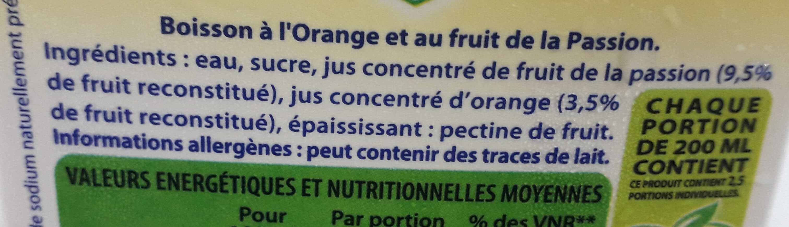 Caresse guyanaise Caresse Orange passion packshot