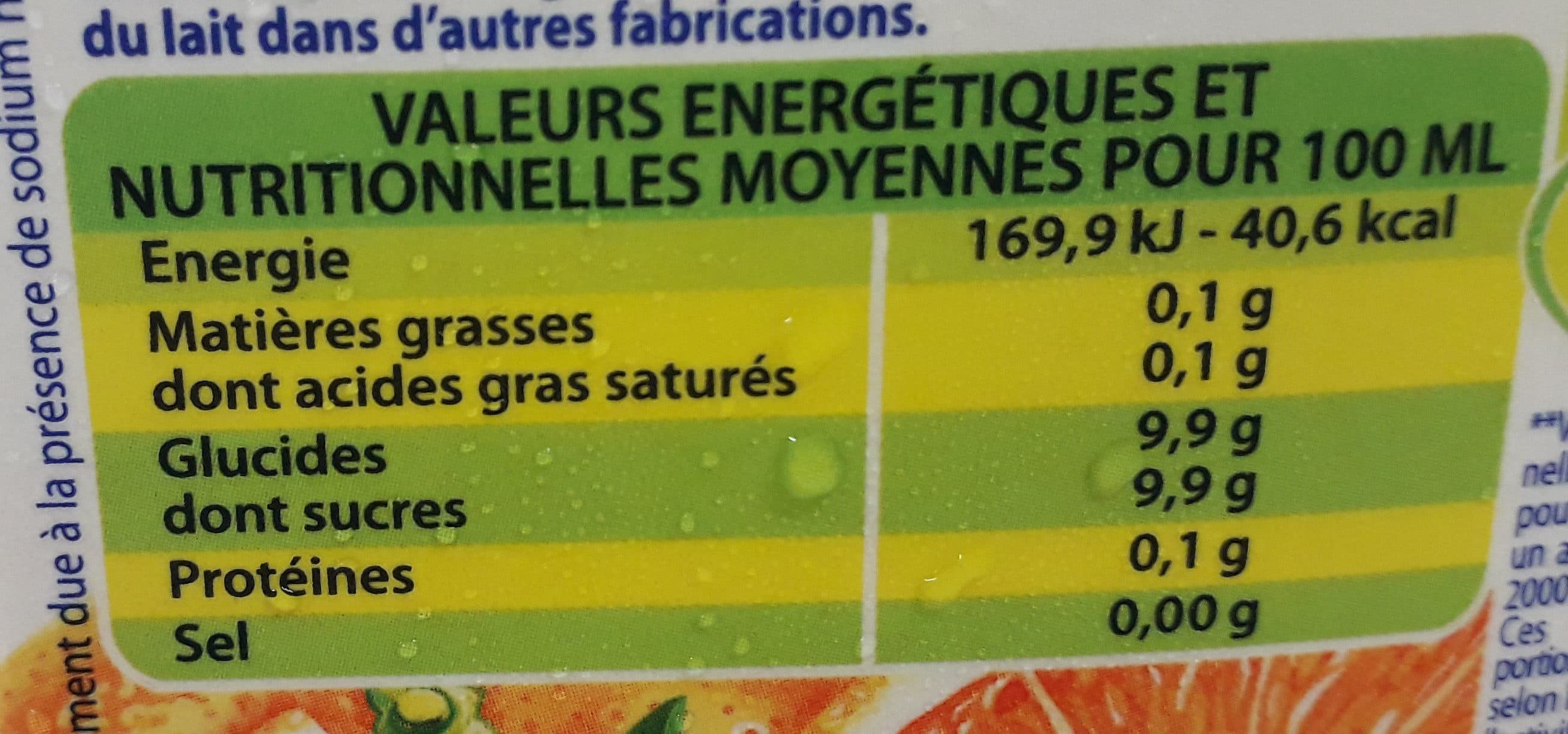 Caresse guyanaise boisson orange packshot
