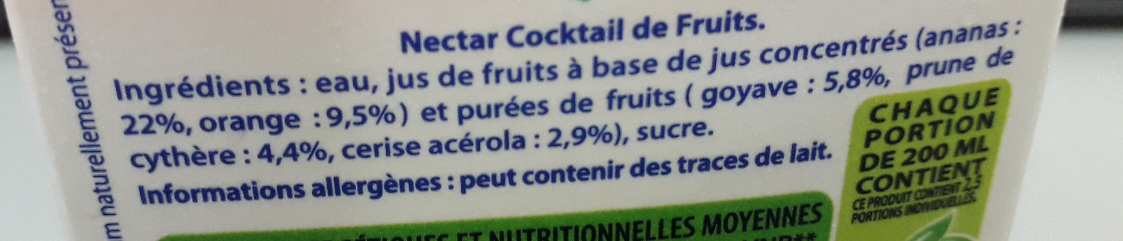 caresse guyanaise nectar Cocktail de fruits packshot