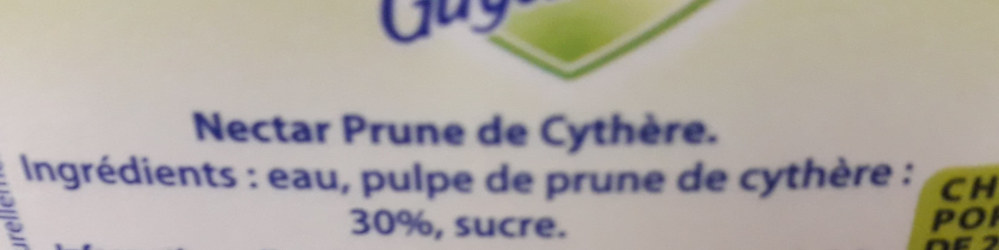 Caresse guyanaise Nectar prune de cythere packshot