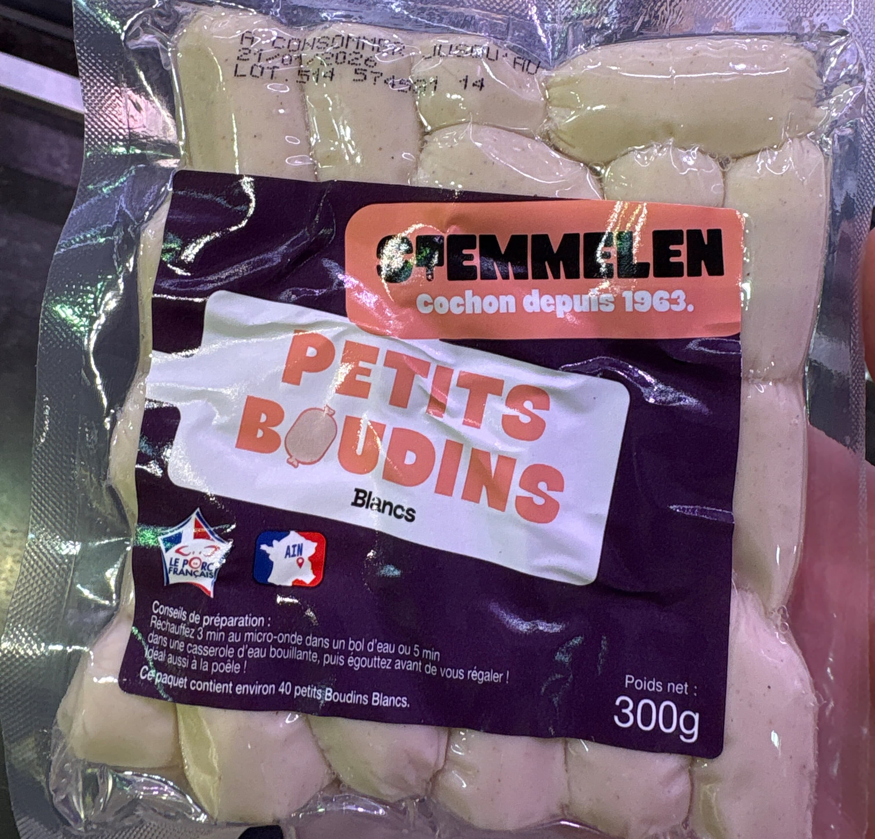 Stemmelen Petits Boudins Blancs packshot