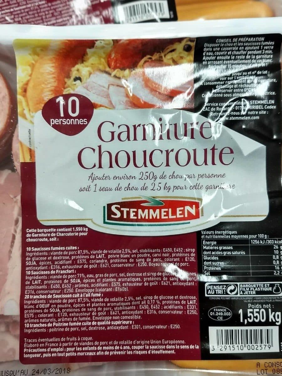 Stemmelen Garniture Choucroute packshot