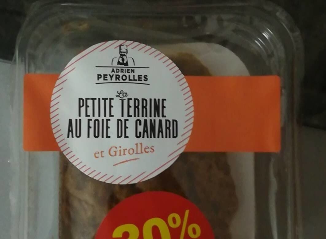 Grand saloir st nicolas Petite terrine au foie de canard et aux girolles packshot