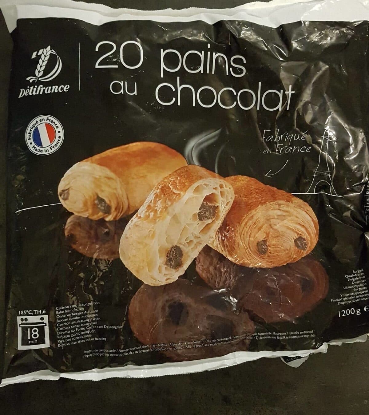 Delifrance 20 pains au chocolat packshot