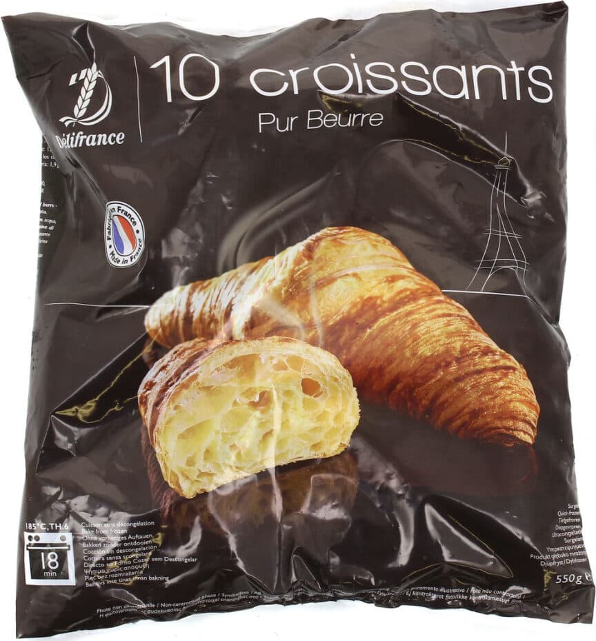 Délifrance 10 Croissants pur beurre packshot