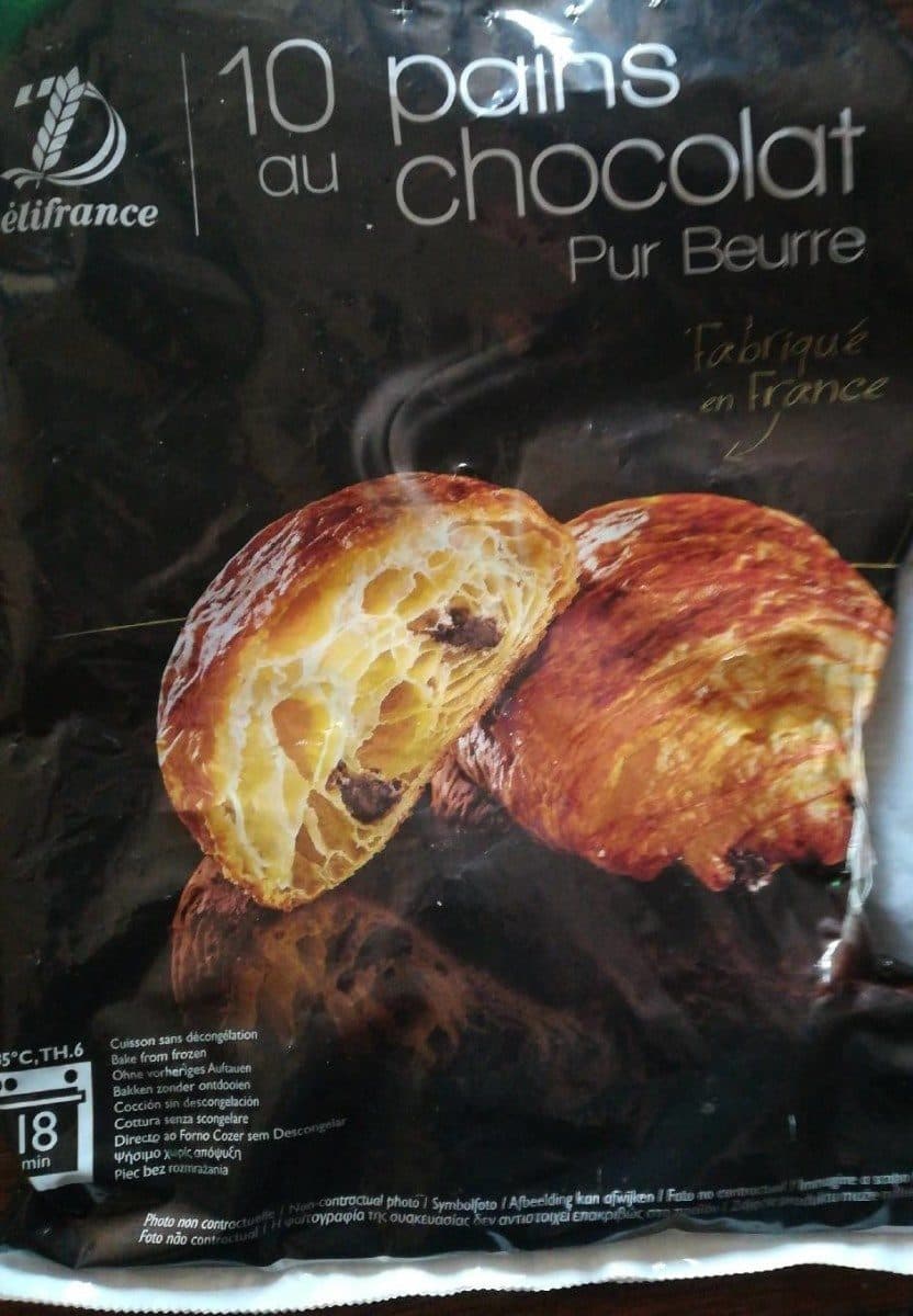 Open Food Facts 10 pains au chocolat pur beurre packshot