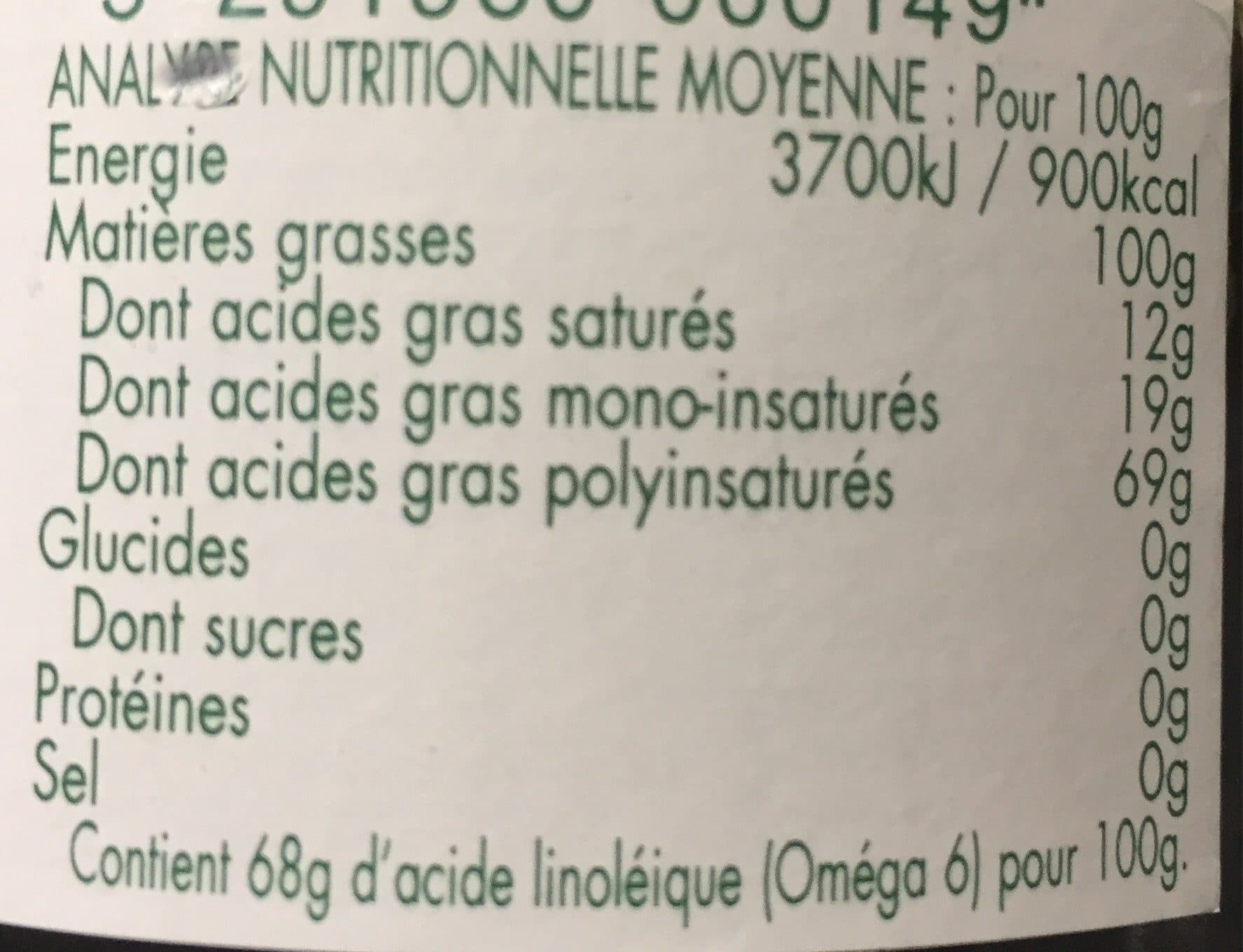Emile Noël Huile de pépin de raisin packshot