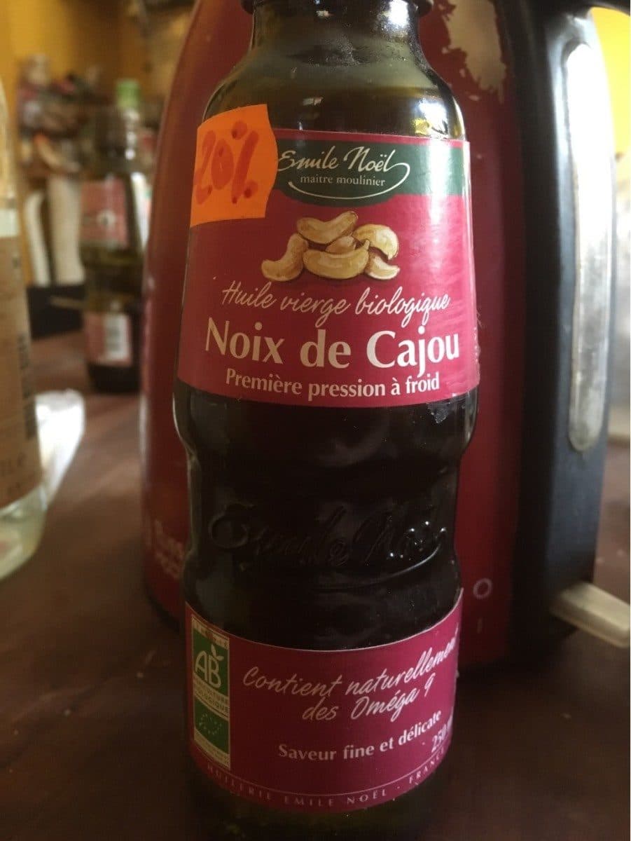 Emile Noël Huile Noix Cajou packshot