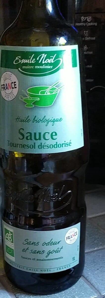 Emile Noël Huile bio sauce tournesol désodorise packshot