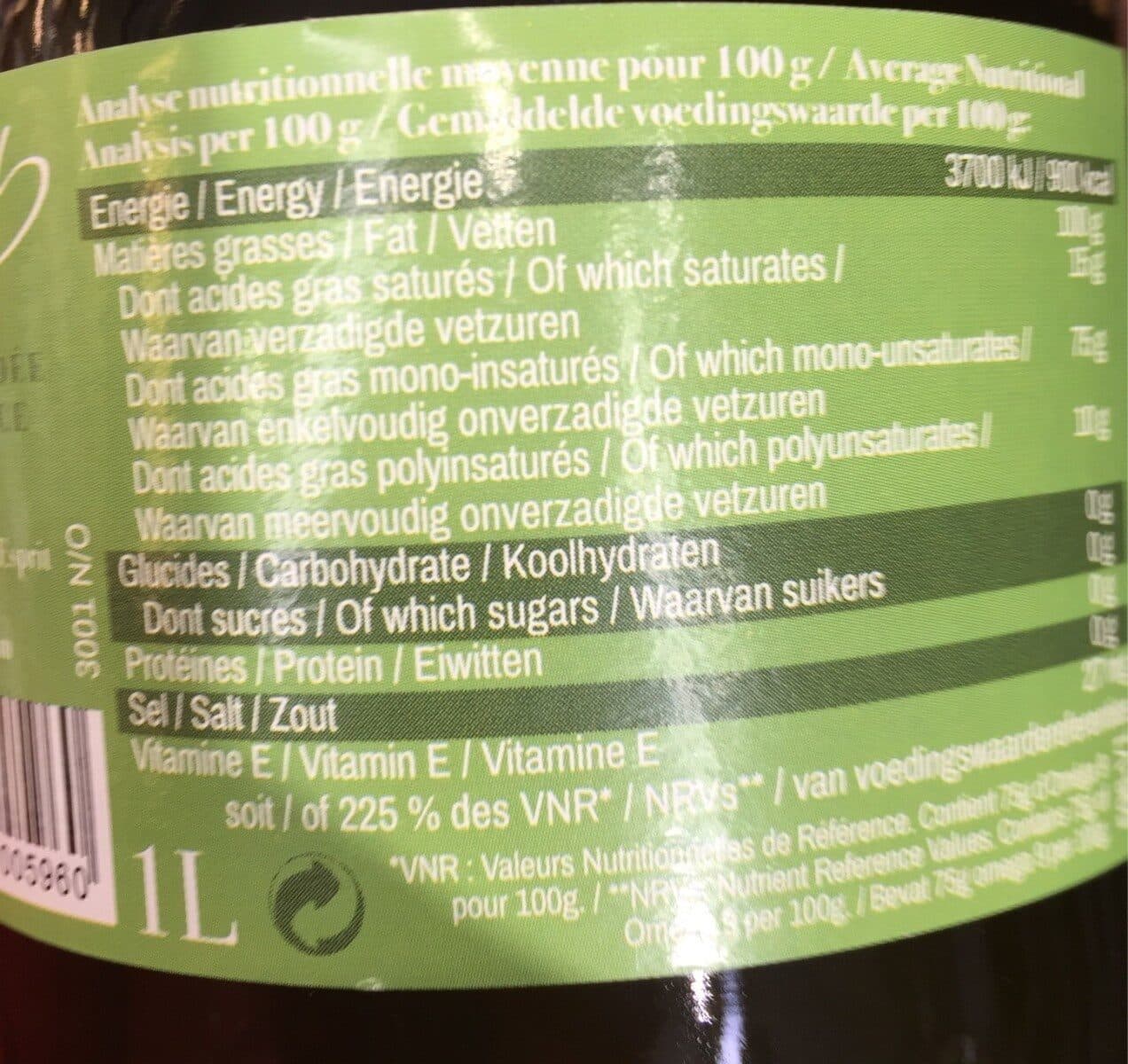 Emile Noël Huile d'Olive Vierge Extra Saveur subtile / Huile Vierge Extra, Extraite à froid Olive Douce packshot
