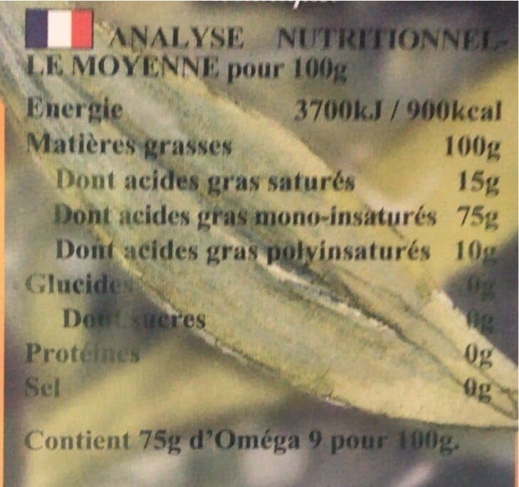 Emile noel HUILE D'OLIVE EXTRA FRUITEE packshot