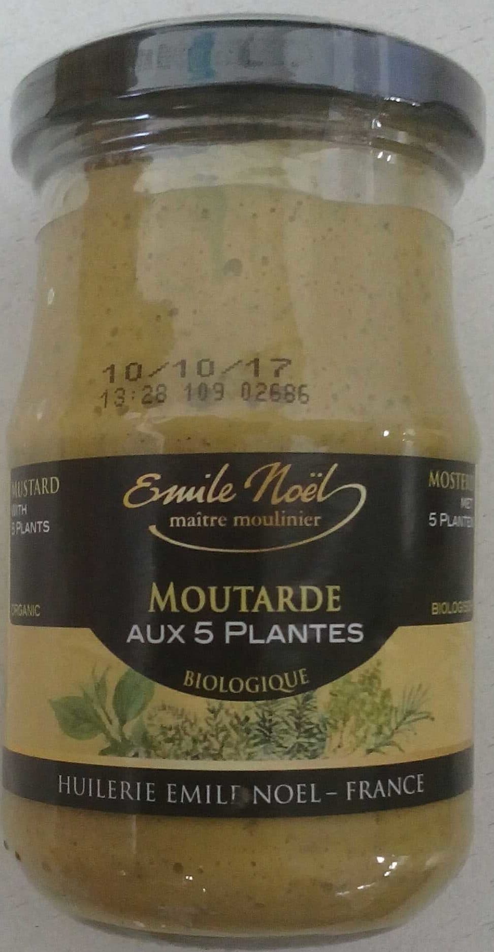 Emile Noël Moutarde Aux 5 Plantes packshot