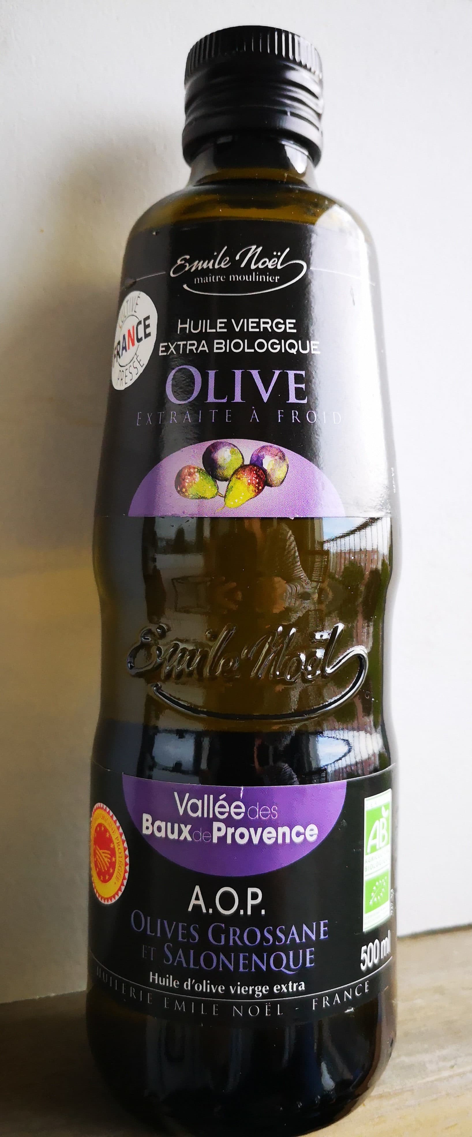 Émile Noël Huile de la Vallée Baux de Provence packshot