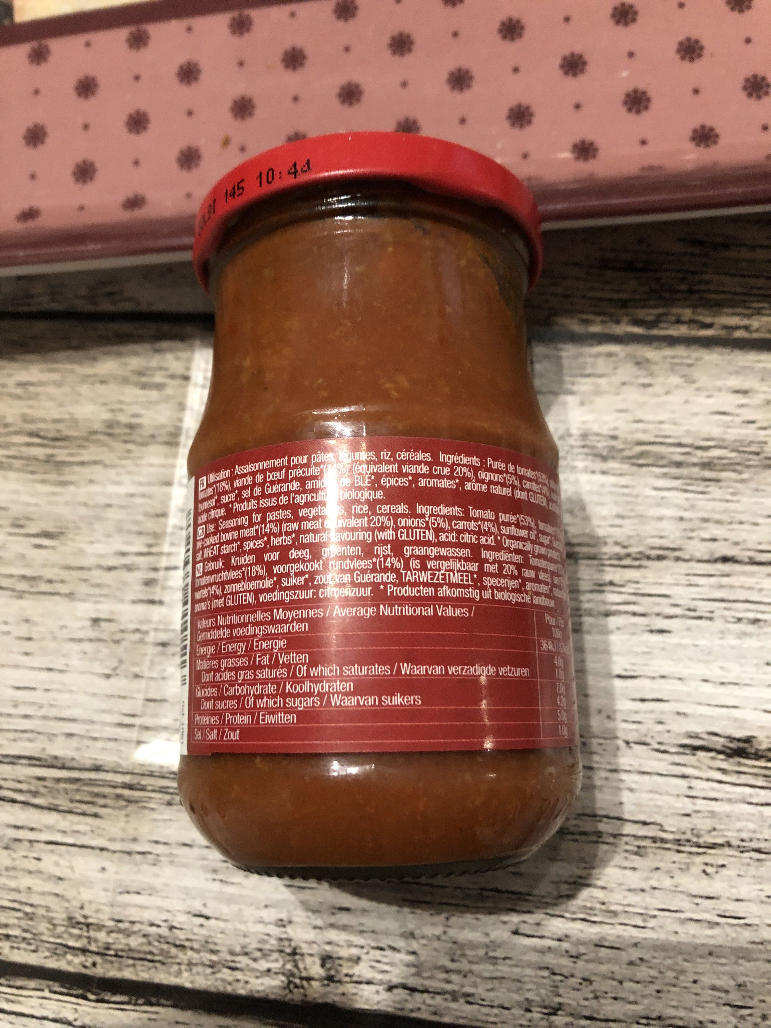 Émile Noël Sauce Tomate Bolognaise Boeuf packshot