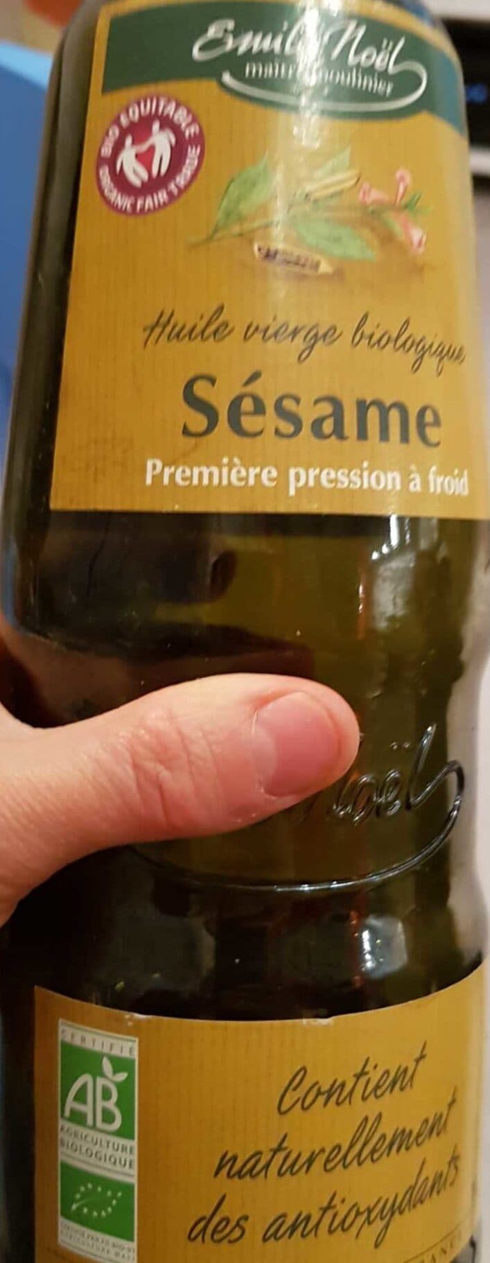Émile Noël Huile de Sésame première pression à froid packshot