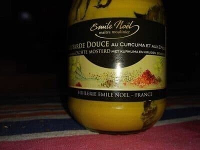 Émile Noël MOUTARDE DOUCE EPICES CURCUMA BIO packshot