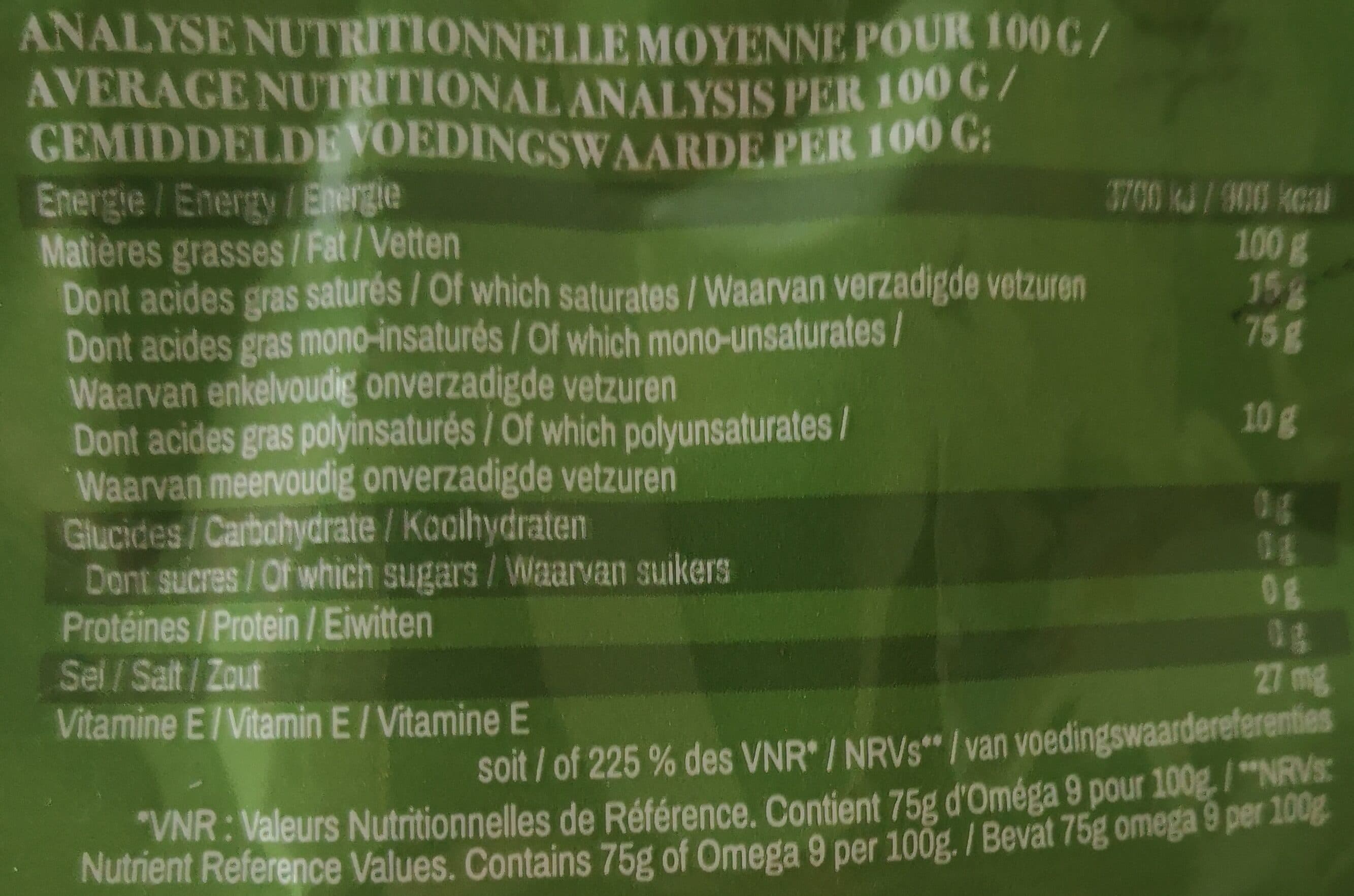 Emile noel HUILE D'OLIVE EXTRA FRUITEE POCHE packshot