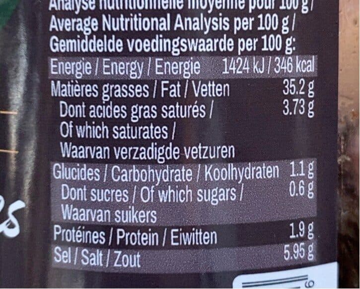 Emile noel Olives noires dénoyautées au naturel packshot