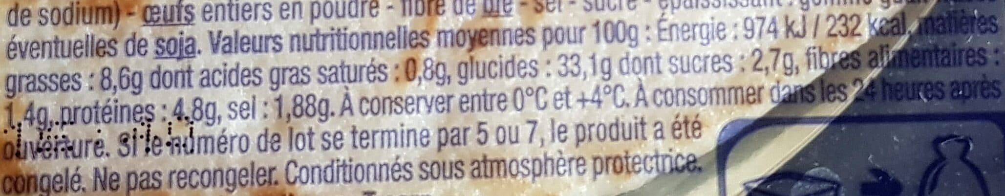 Blini 4 Blinis moelleux x 50g packshot