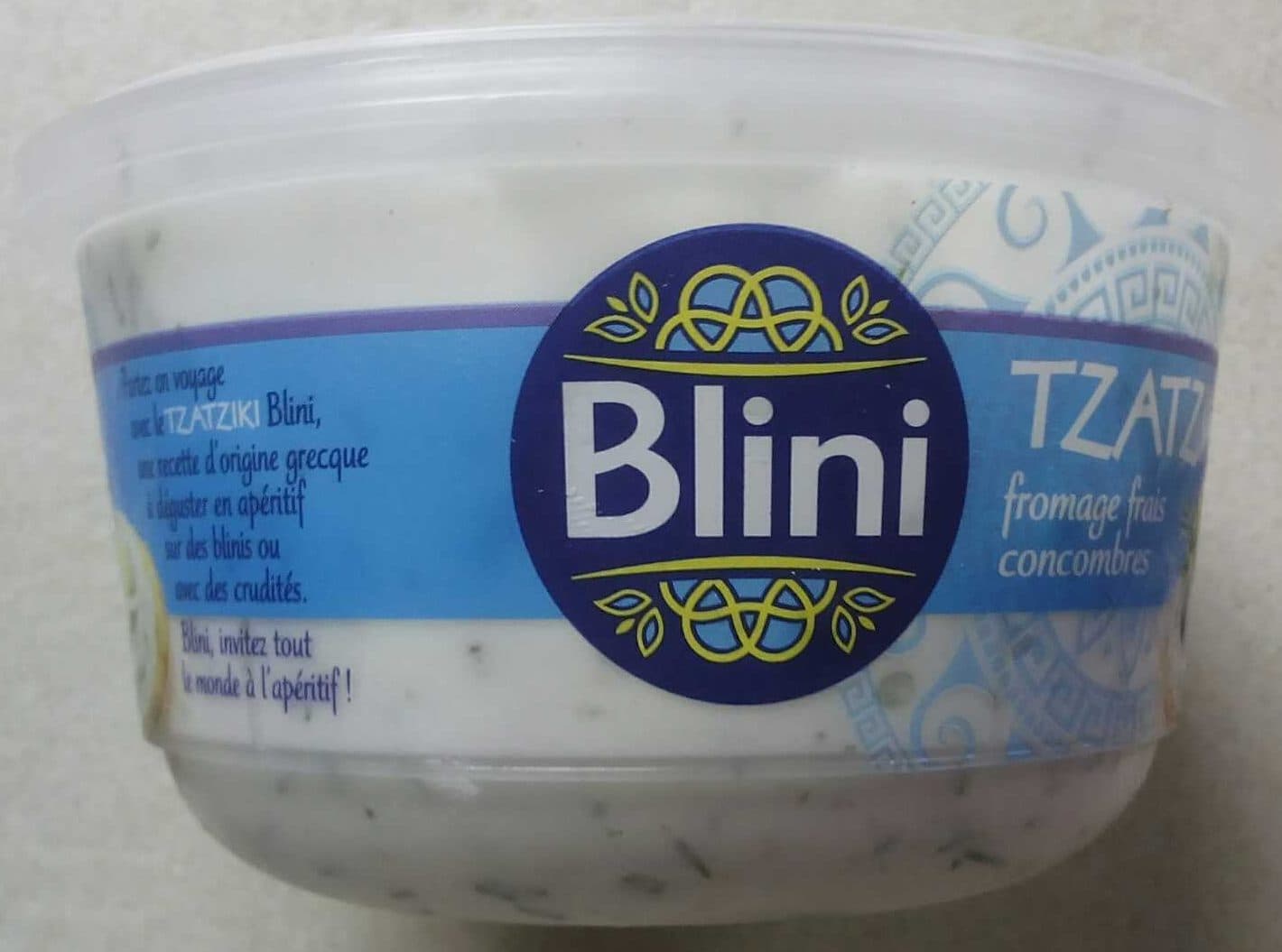 Blini Tzatziki packshot