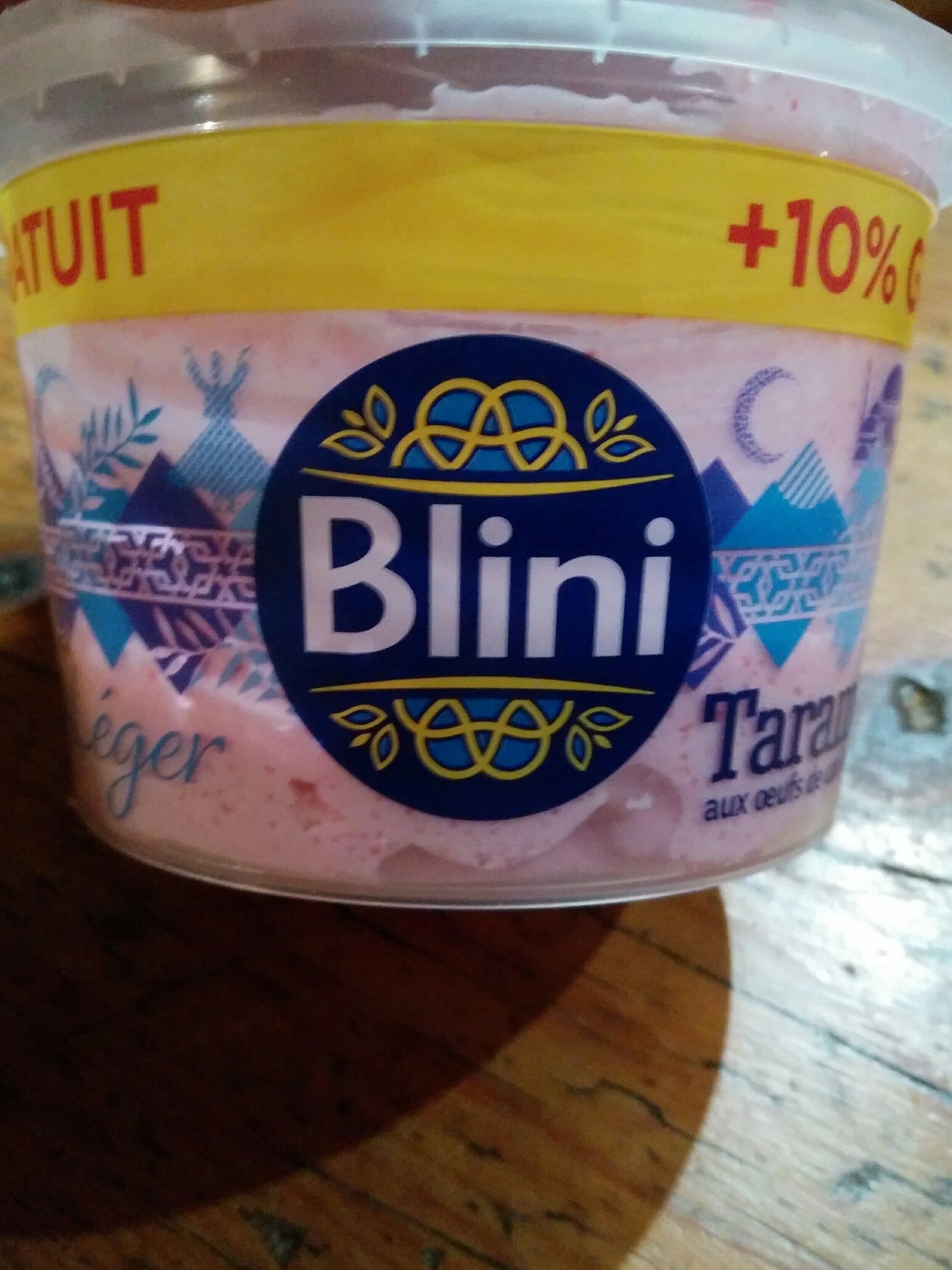 Blini Tarama aux œufs de cabillaud léger PROMO : 25% packshot