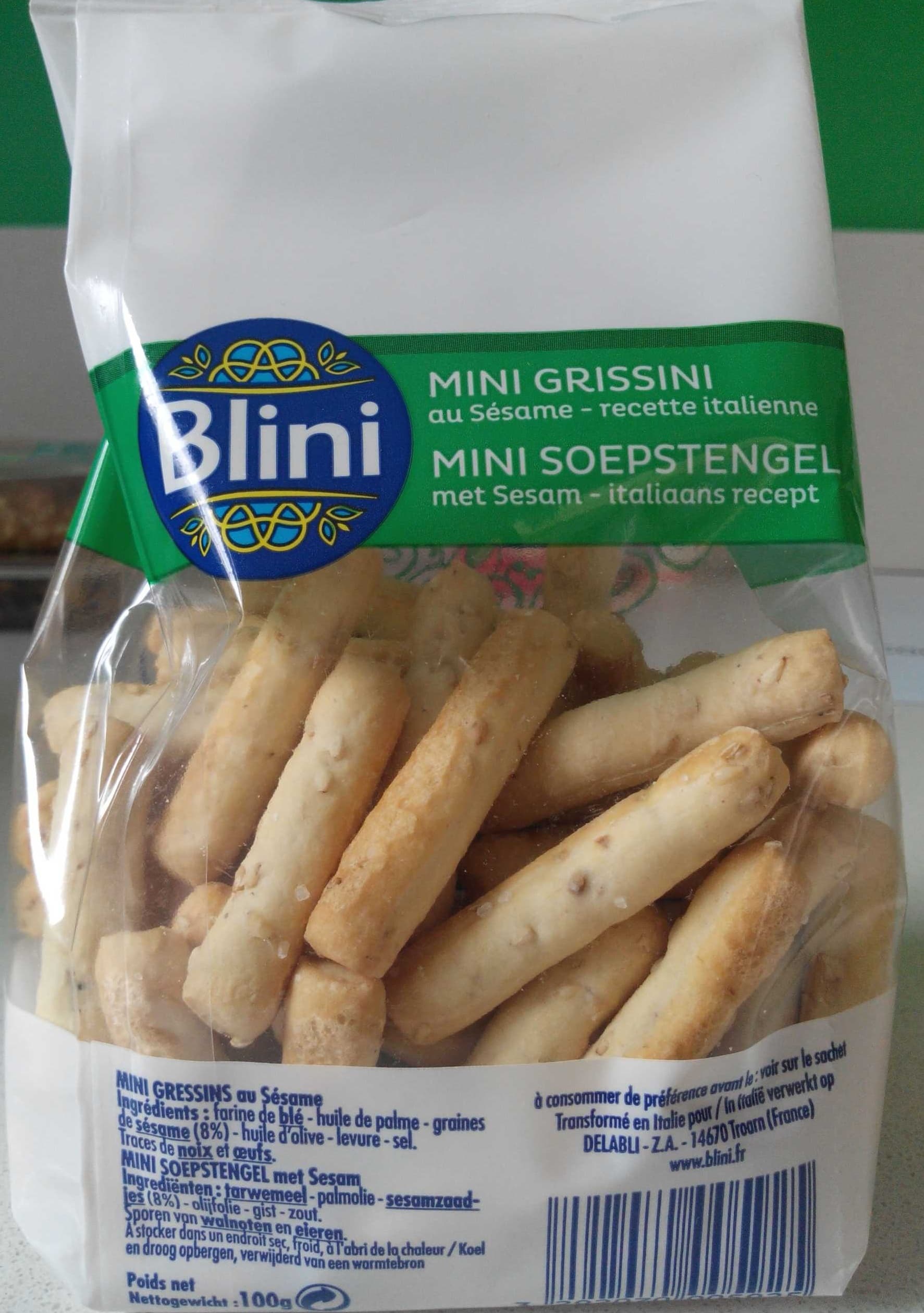Blini Mini grissini au sésame packshot