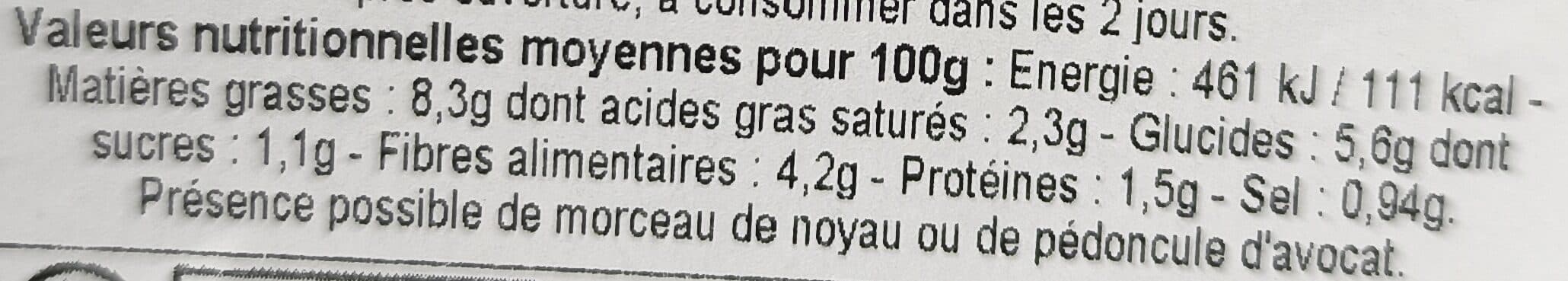 L'atelier Blini Guacamole Extra packshot