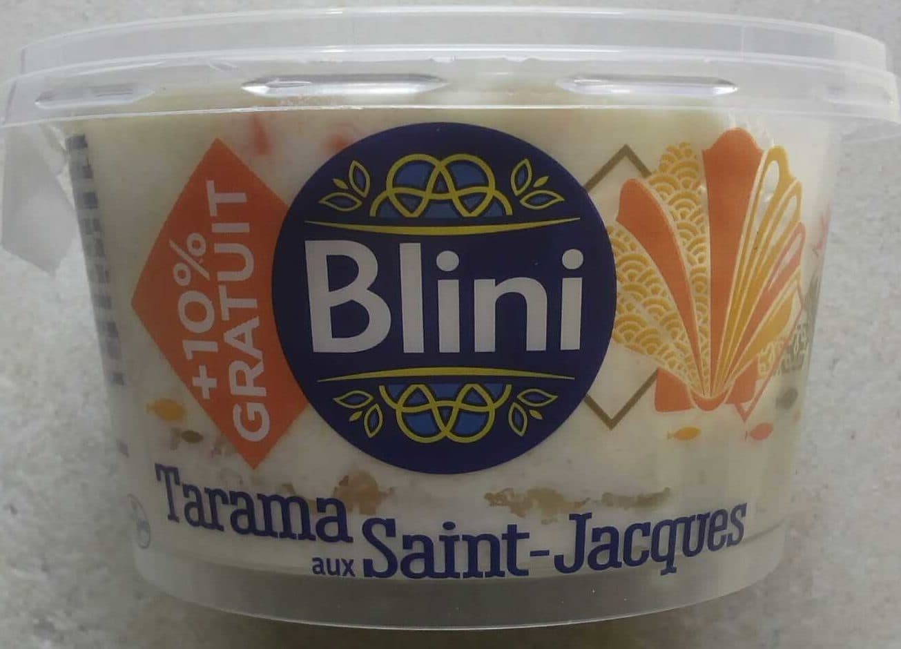 Blini Tarama aux Saint-Jacques packshot
