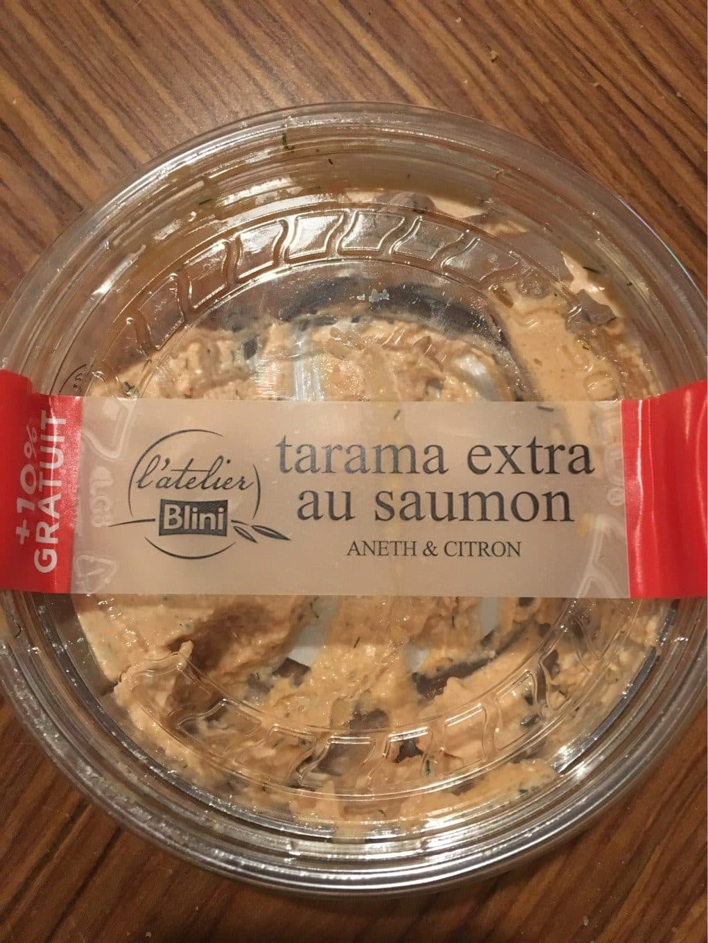 L’atelier Du Blini Tarama extra au saumon packshot