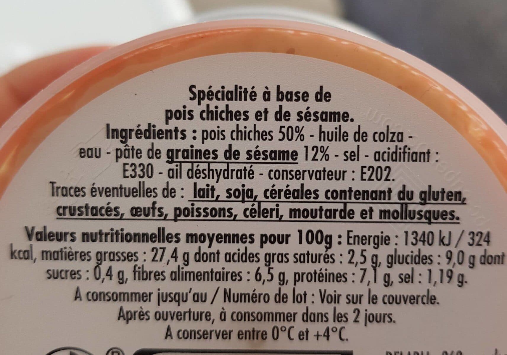 Blini Houmous packshot