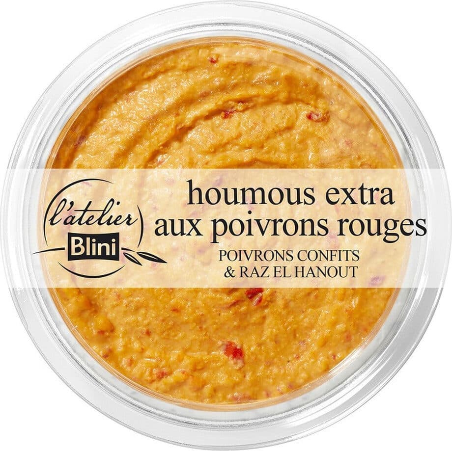 L'Atelier Blini Houmous aux poivrons packshot