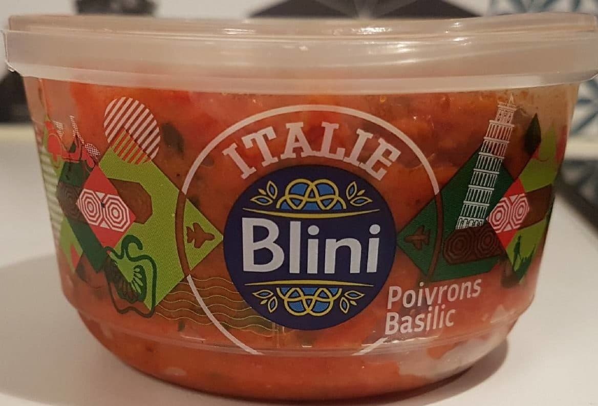 Blini Tartinade poivrons basilic packshot