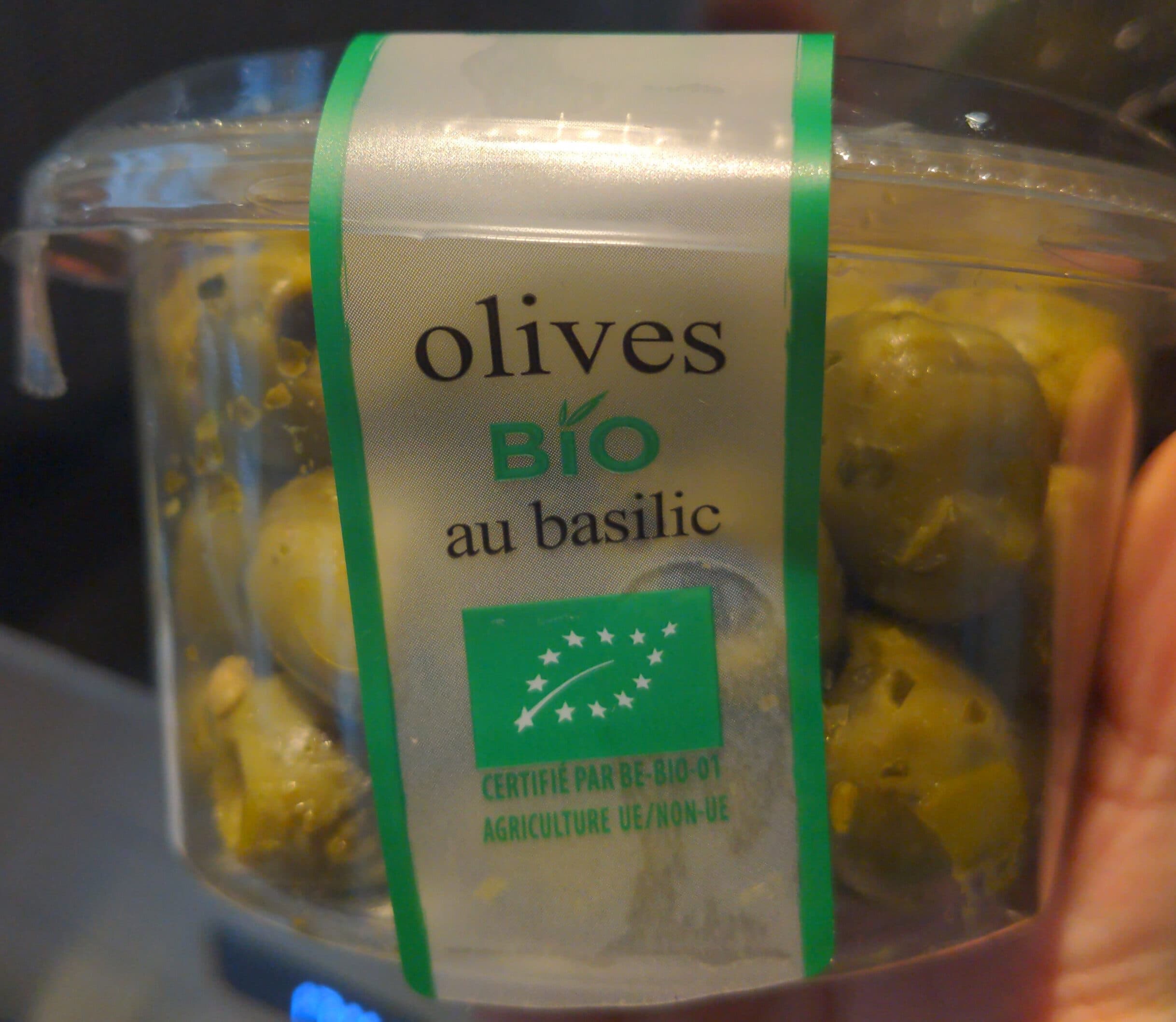 L'atelier Blini Olives bio au basilic packshot