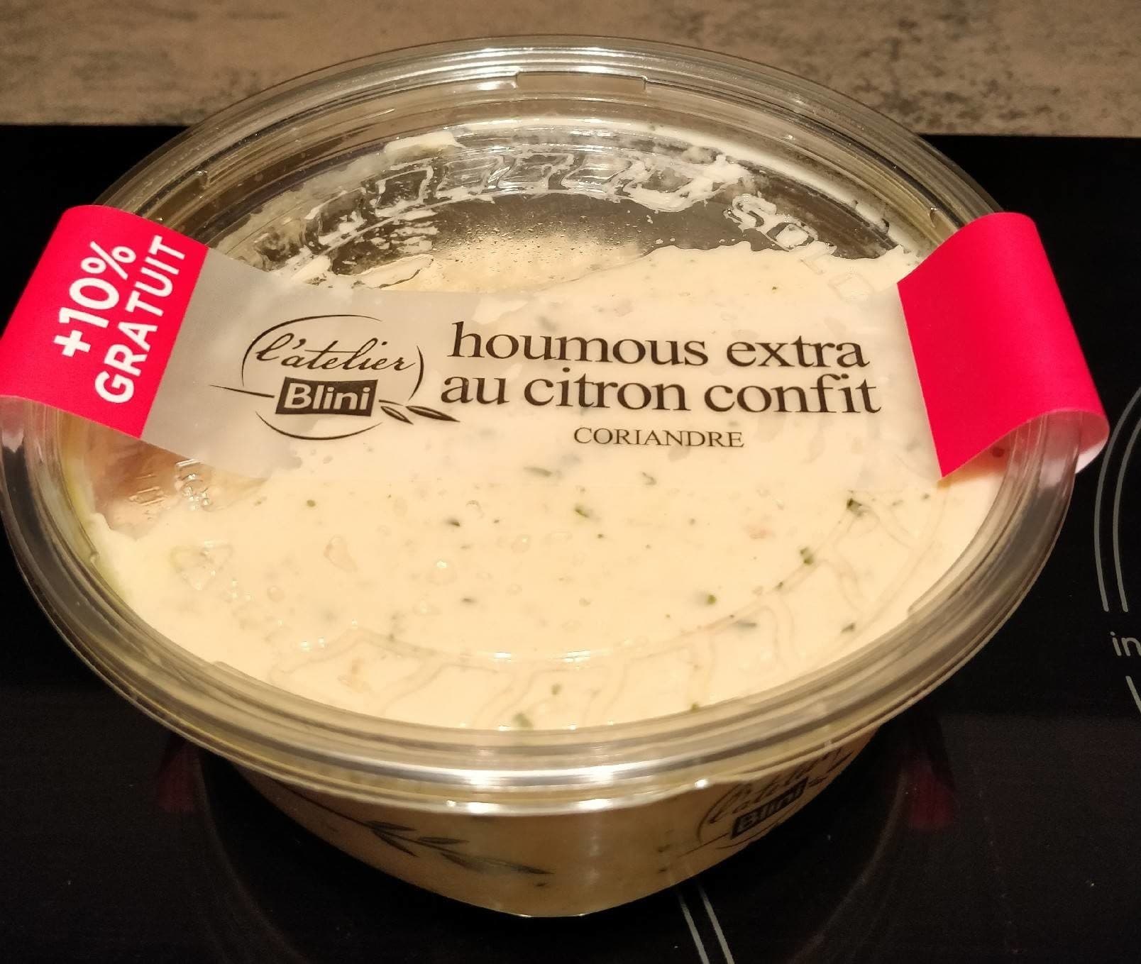 L'Atelier Blini Houmous extra au citron confit packshot