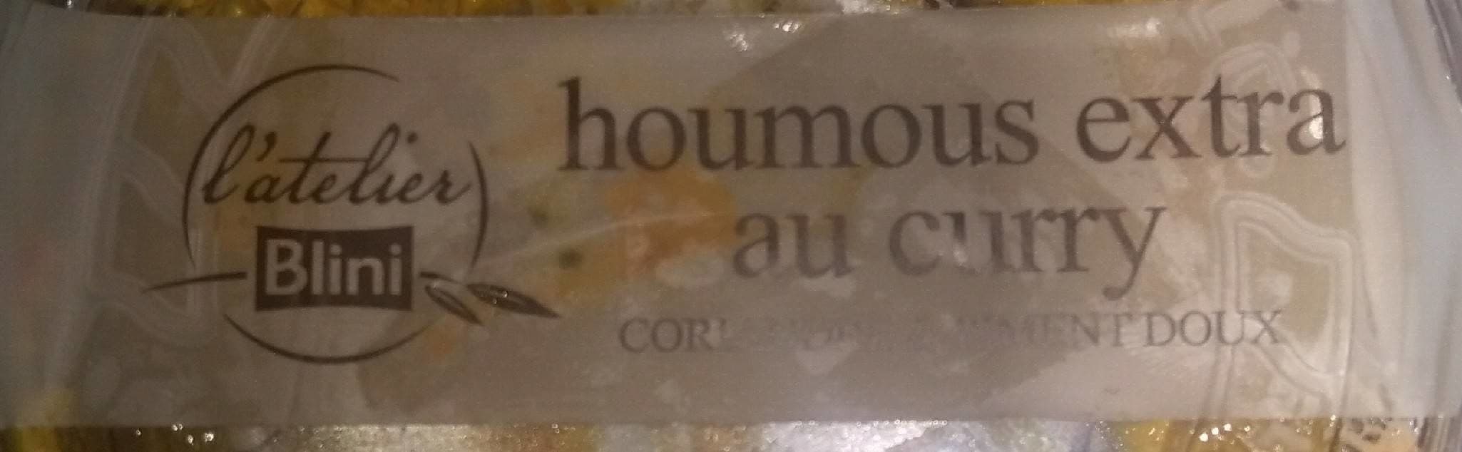 L'atelier Blini Houmous extra au curry packshot