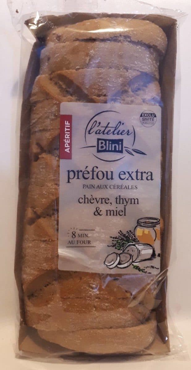 L'Atelier Blini Prefou extra chèvre thym et miel packshot