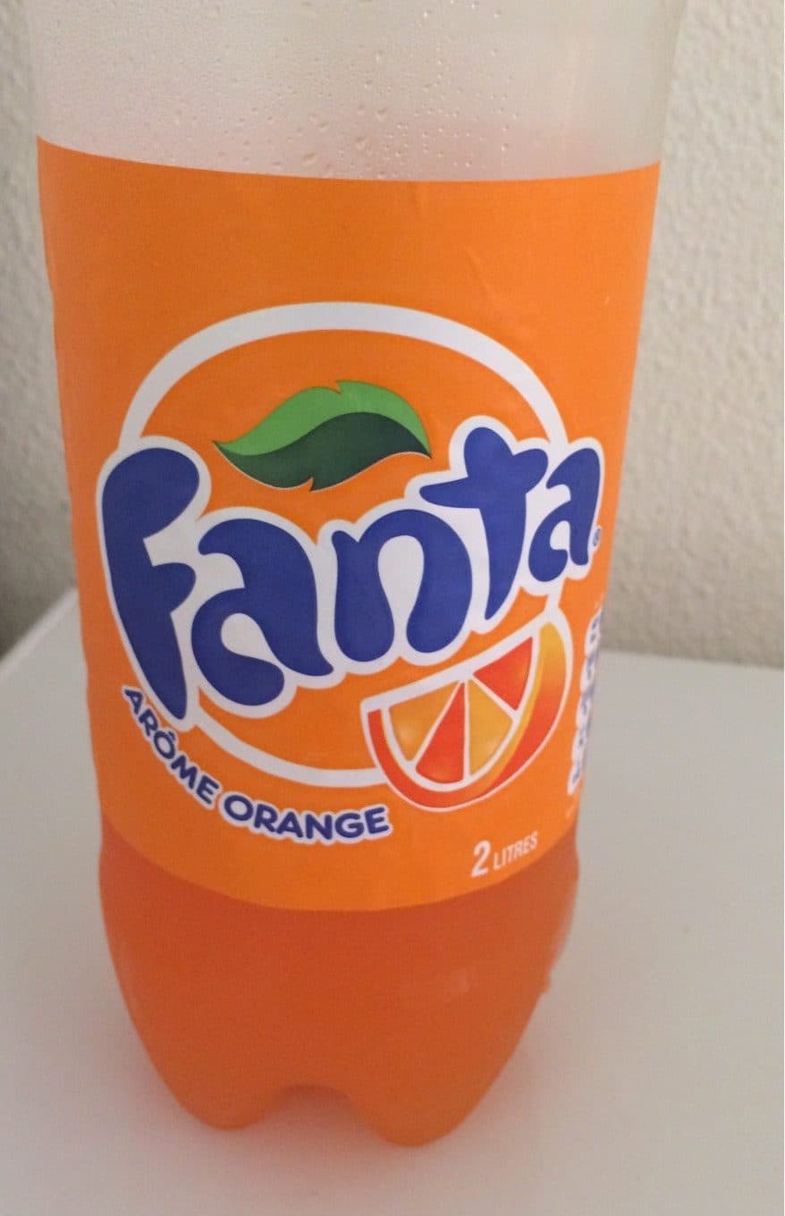 Fanta Saveur orange packshot