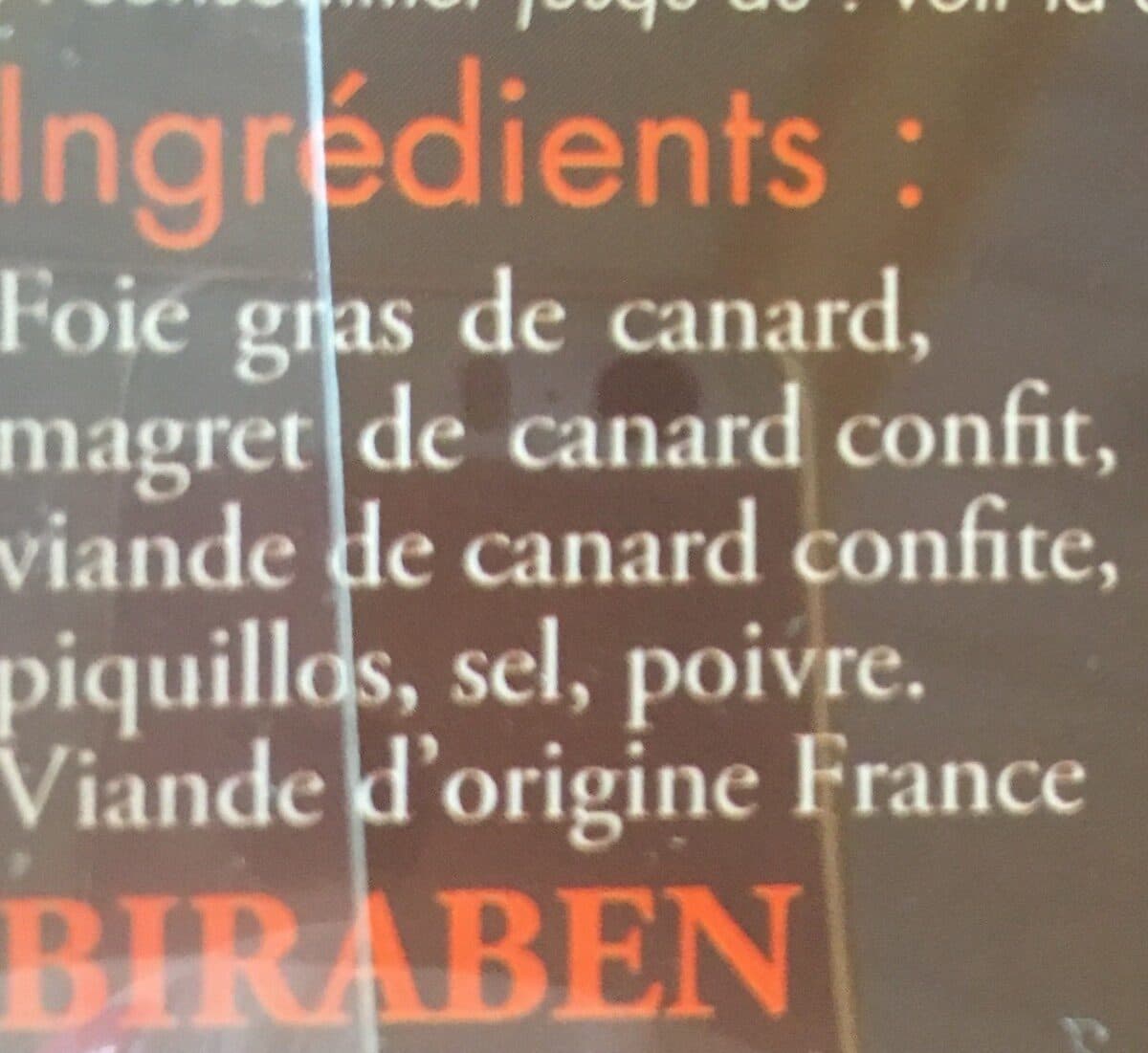 Biraben Terrine gourmande "odixar" packshot