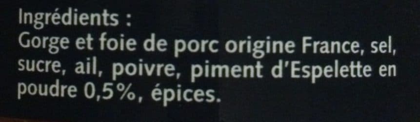 Biraben Pâté Recette Basque au Piment d'Espelette packshot