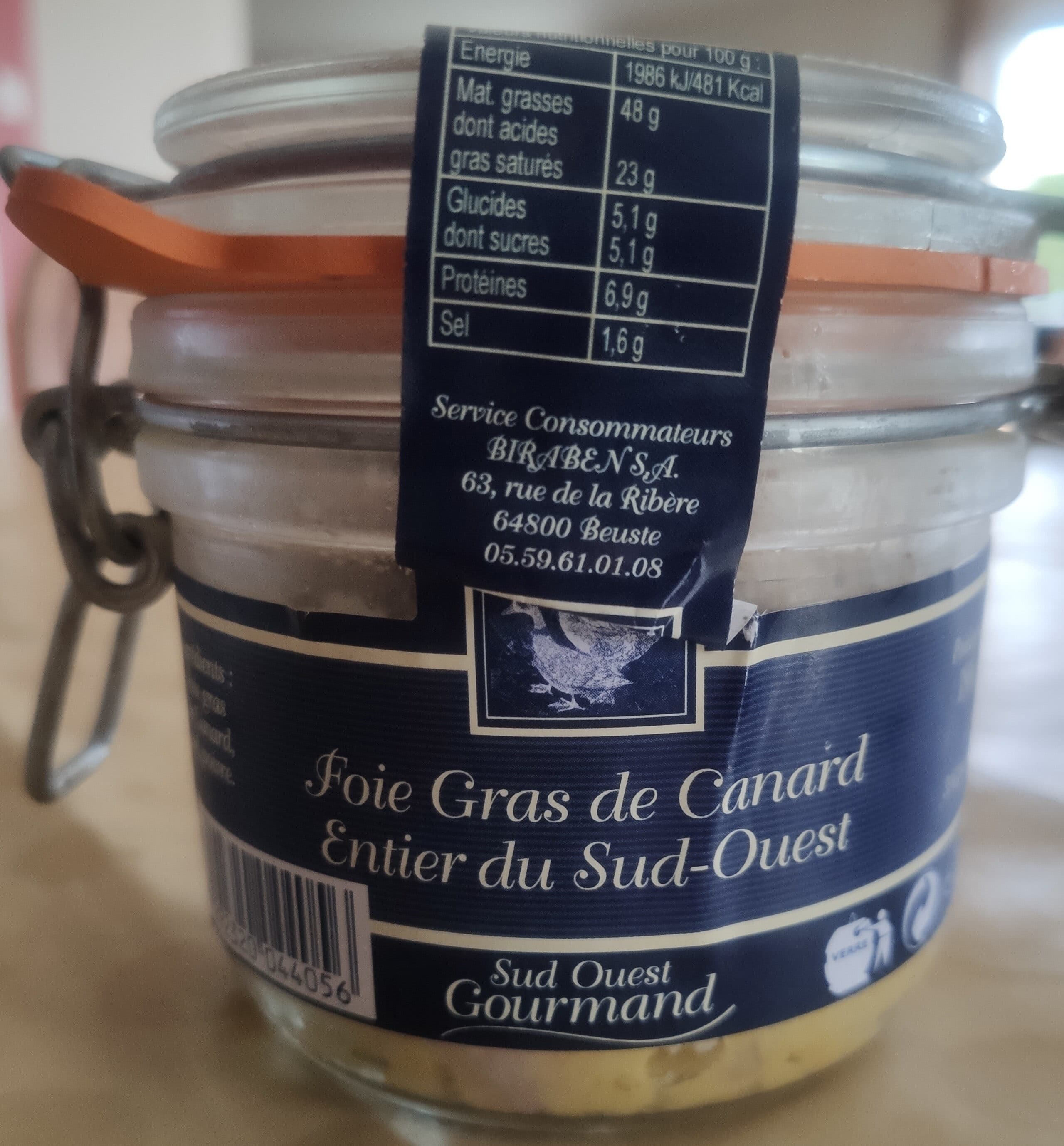 Sudnif s a Foie gras de canard entier du Sud Ouest packshot